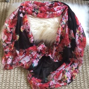 4 for $25 Floral infinity scarf